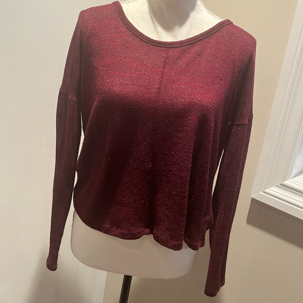 Old Navy burgundy sweater